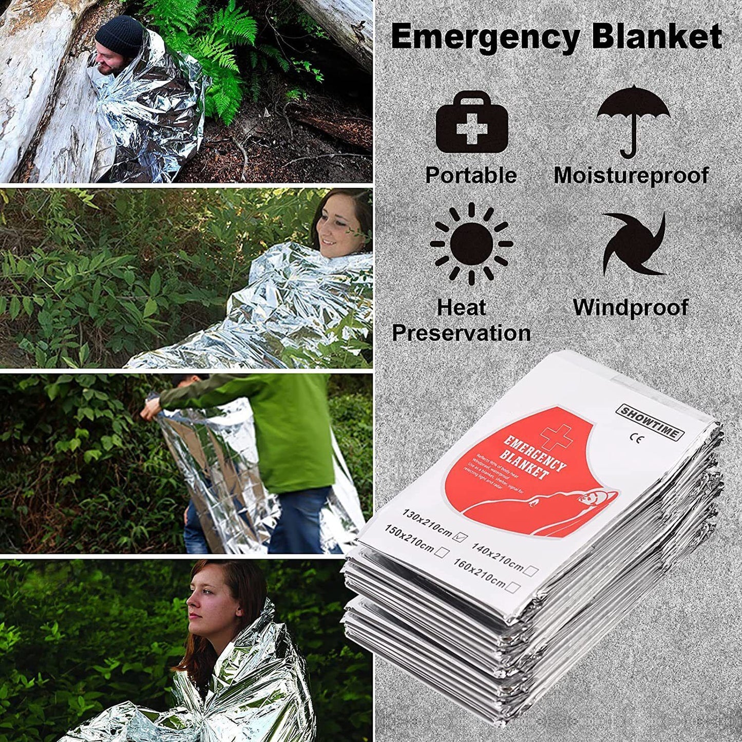 14-in-1 Outdoor Emergency Survival Gear Kit - Ultimate Camping, Hiking, and Adventure Set