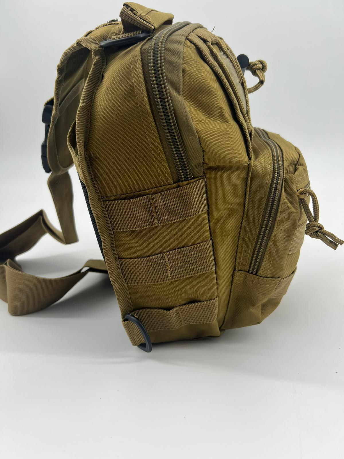 Mens Backpack Waterproof Tactical Sling Chest Pack Shoulder Bag Outdoor Hiking